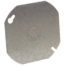 4" FLAT COVER-1/2" KO         OCTAGON