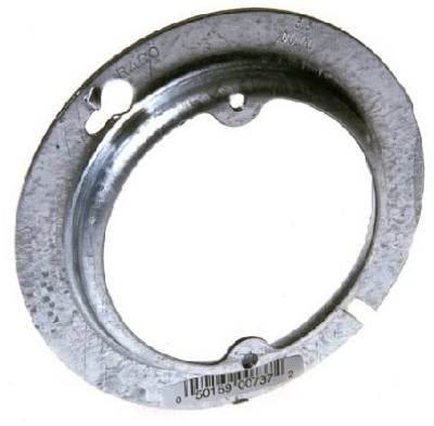 4" RAISED PLASTR RING         1/2" F/LIGHT FIXTURE