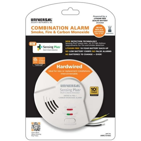 10YR MULTI CRITERIA SMOKE     FIRE  & CARBON MONOXIDE ALARM