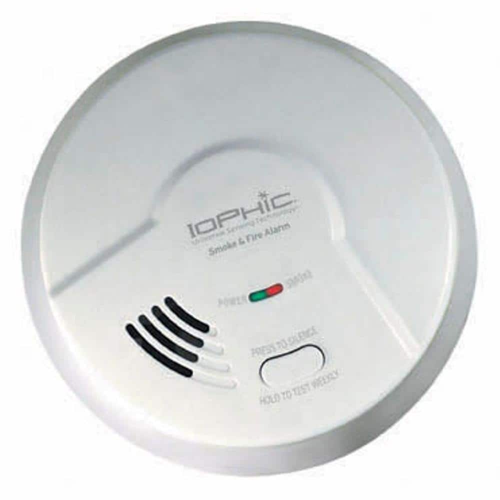 <C> AC+9v IOPHIC SMOKE ALARM  DUAL SENSING/EOL/HUSH/TEST