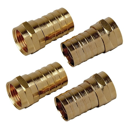 RG6 CONNECTORS 2 CRIMP        HD CRIMP-ON STYLE
