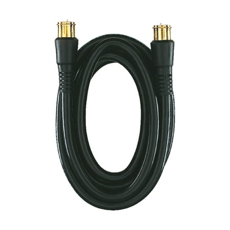 6'BLK.RG6 COAX CABLE          FOR TV/CABLE/SAT CONNECTION