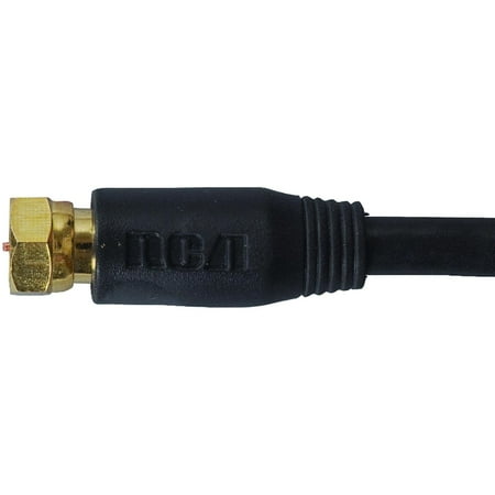 25'BLK.RG6 COAX CABLE         FOR TV/CABLE/SAT CONNECTION