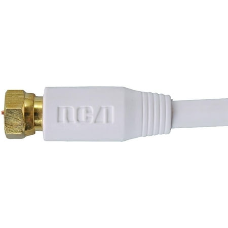 25'WHT.RG6U COAX CABLE        FOR TV/CABLE/SAT CONNECTION