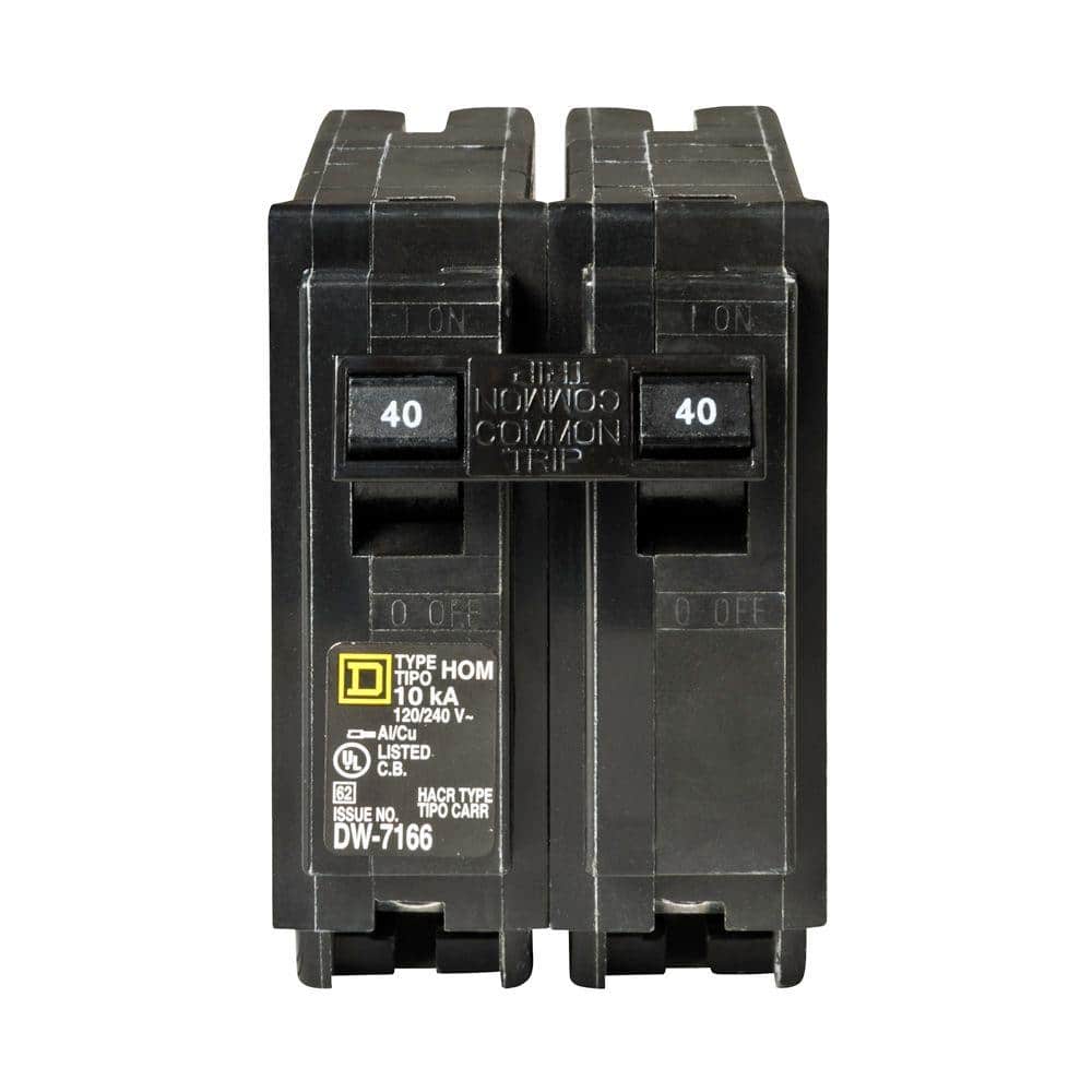 40a DP SQ D HOM BRR-1"        SQUARE D HOMELINE CIRC BREAKER