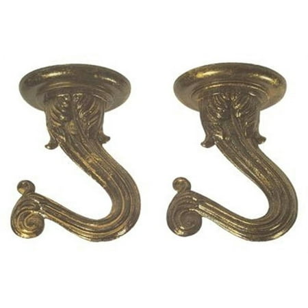 ANT BRASS SWAG HOOKS