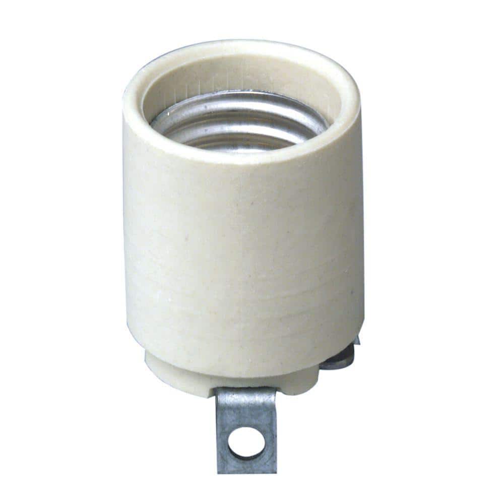 <C> PORC FIXT PAN SOCKET W/HIC1/8"IPS REMOV BRKT/PORCELAIN