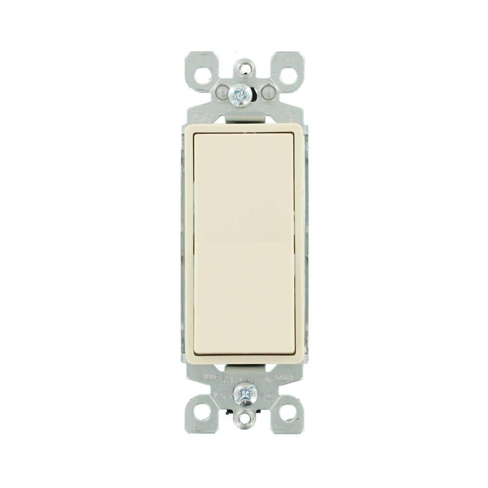<C> SP LT ALM LITE DECO SWTCH/15a/120-277v/LITED/LT ALMOND