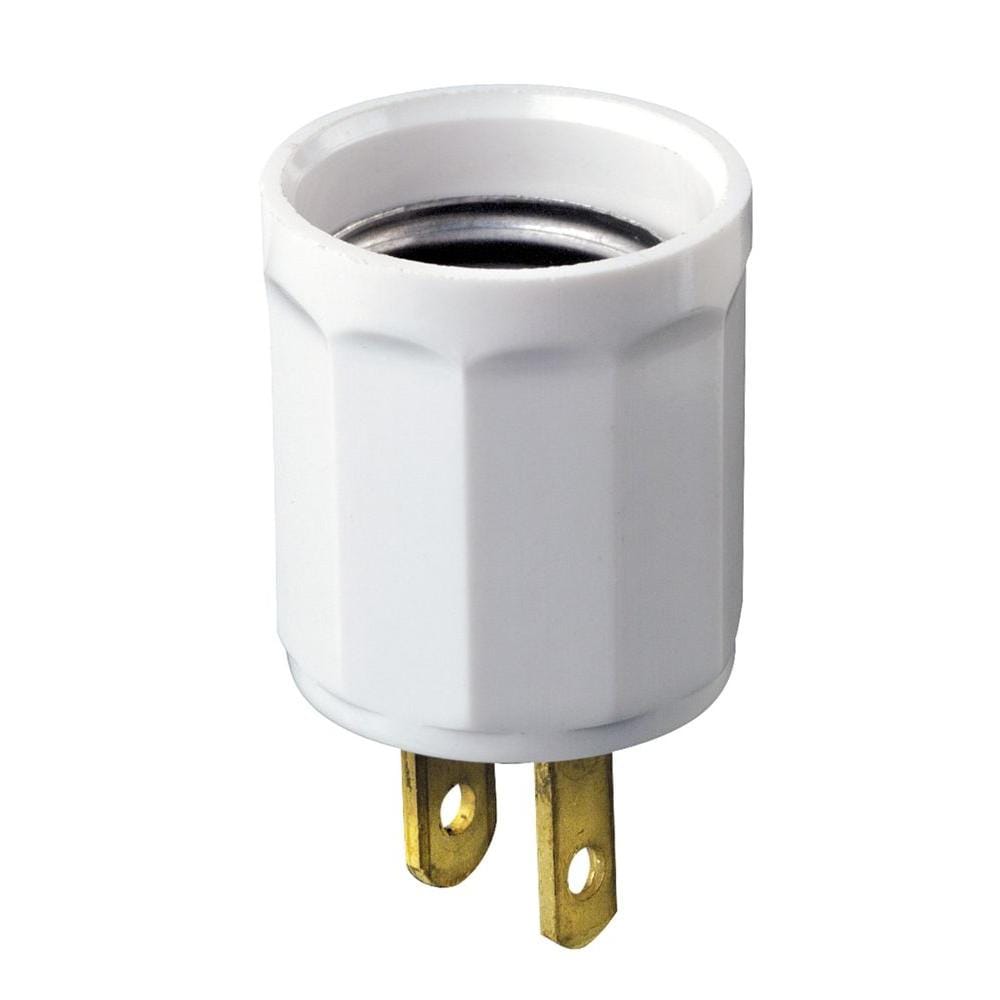 WH OUTLET/LAMPHOLDER/ADAPTER 15a/600w/125v/2p2w/MEDIUM BASE