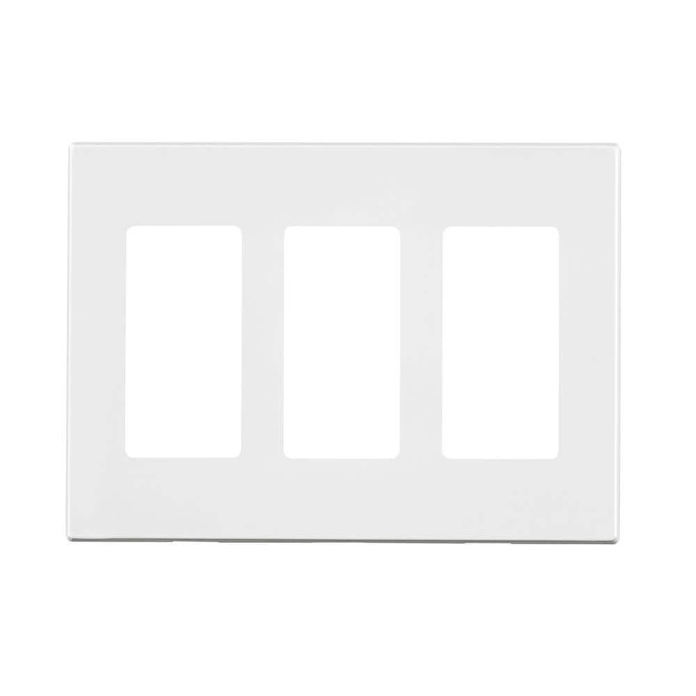 3GA SCREWLESS WALL PLATE