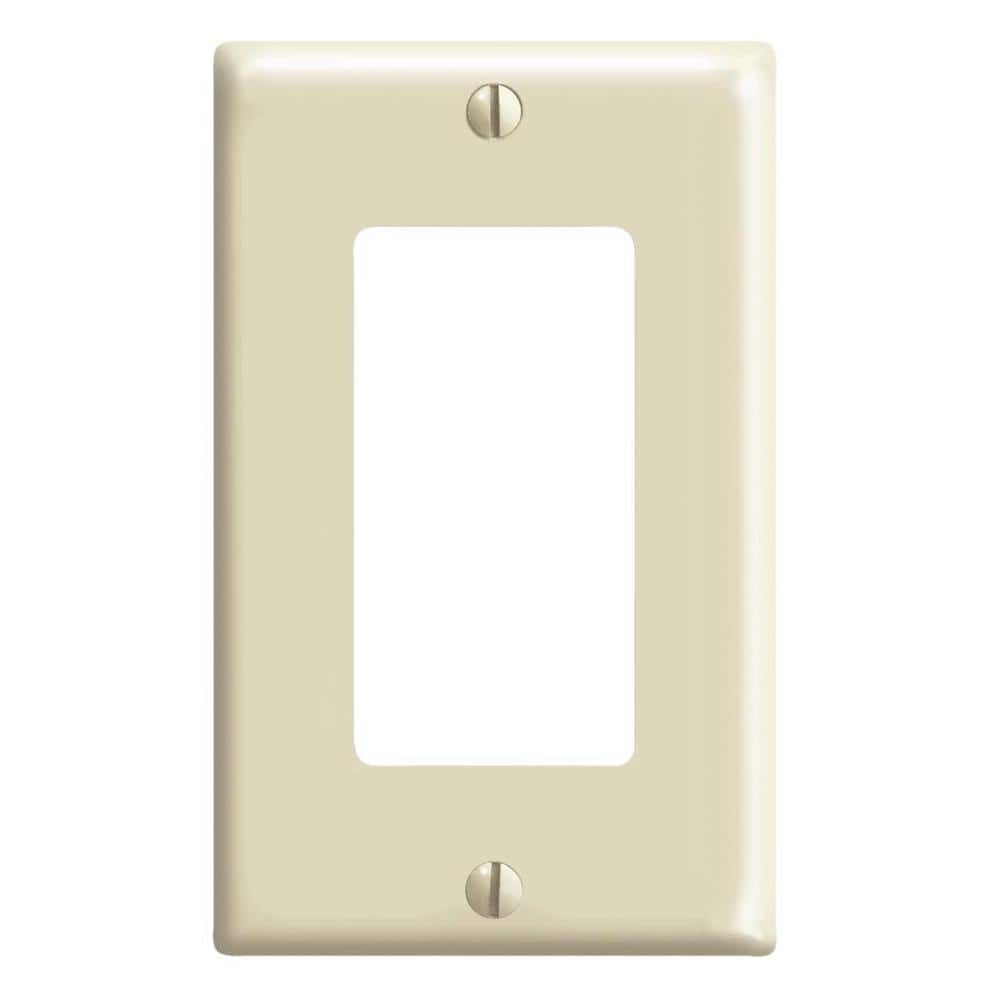 1g IV STD DECO WALLPLATE      DECORA/STANDARD/IVRY THERMOST