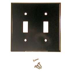 2g BN STD TOGL WALL PLATE     BROWN/TOGGLE SWITCH/STANDARD