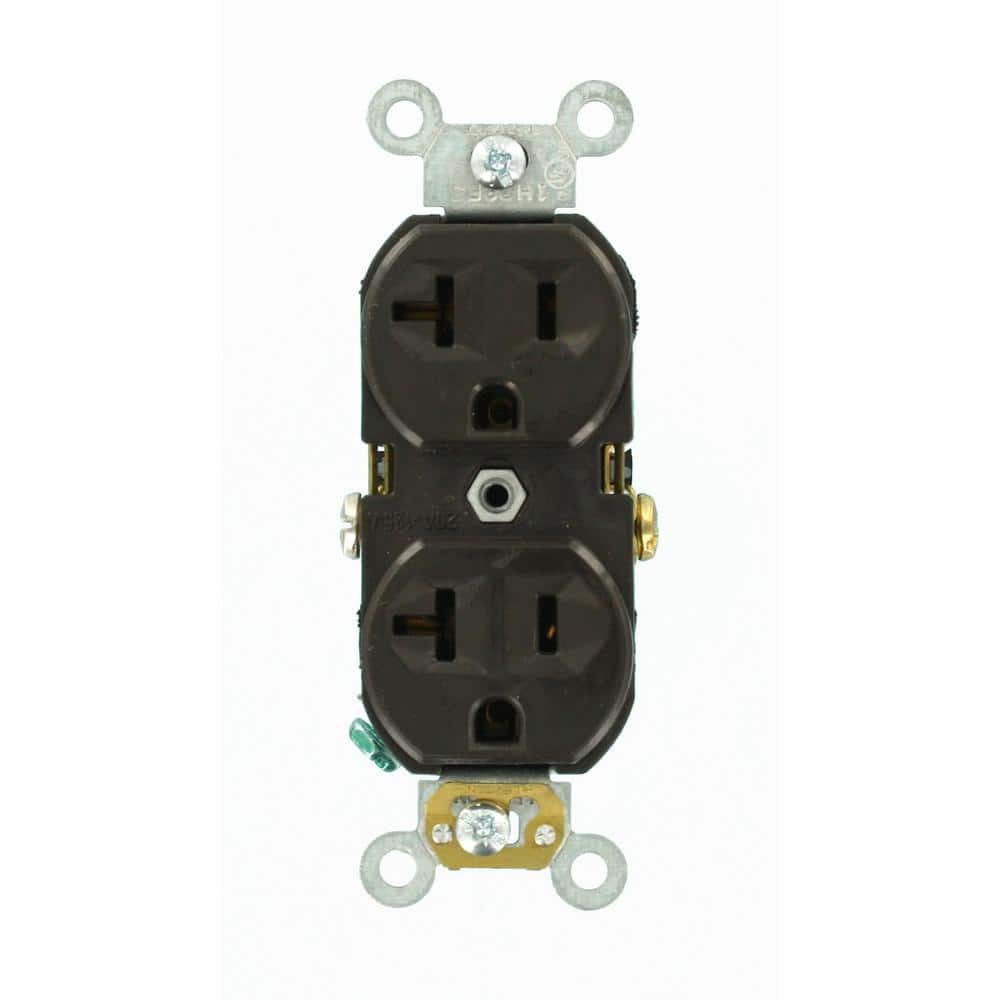 20a BR HD DUP RECEPTACLE-125v COMMERC'L/DUPLEX/B&SWIRE/5-15R