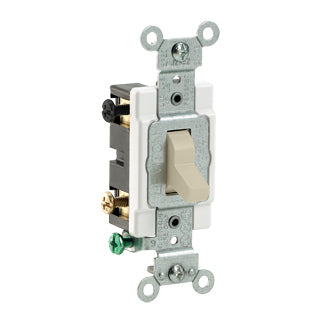 15a 4w HD QT SWITCH-IVORY     120-277vac /SGL POLE/SIDE WIRE