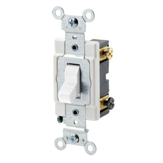 15/20a 3w HD SWITCH-120/277v  BACK&SIDE WIRE/3WAY/WHITE