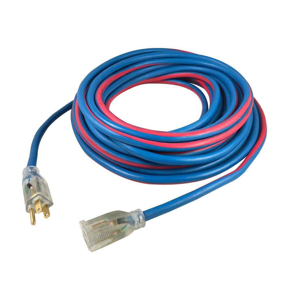 50'10/3 LOTMP LITED EXTN.CORD SJEOOW-94deg EXTREME BLUE/RED