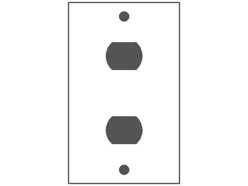1 GA CHR 2 HOLE DESP. S/P