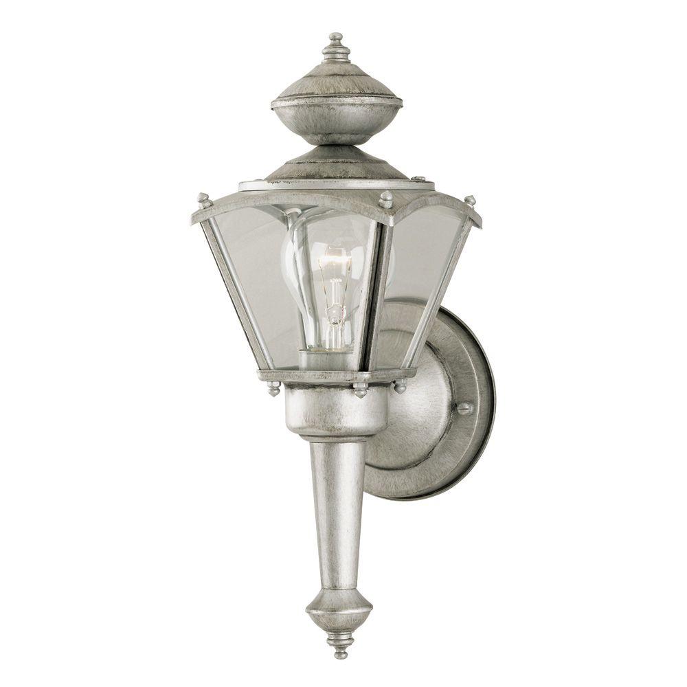 <S> <C> 13"SLVR O/D WAL FIXTURANT SILVER OUTDOOR COLONIAL