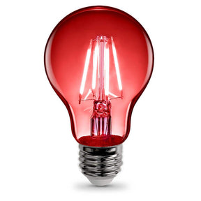 4.5W A19 RED LED              FILAMENT LIGHT BULB