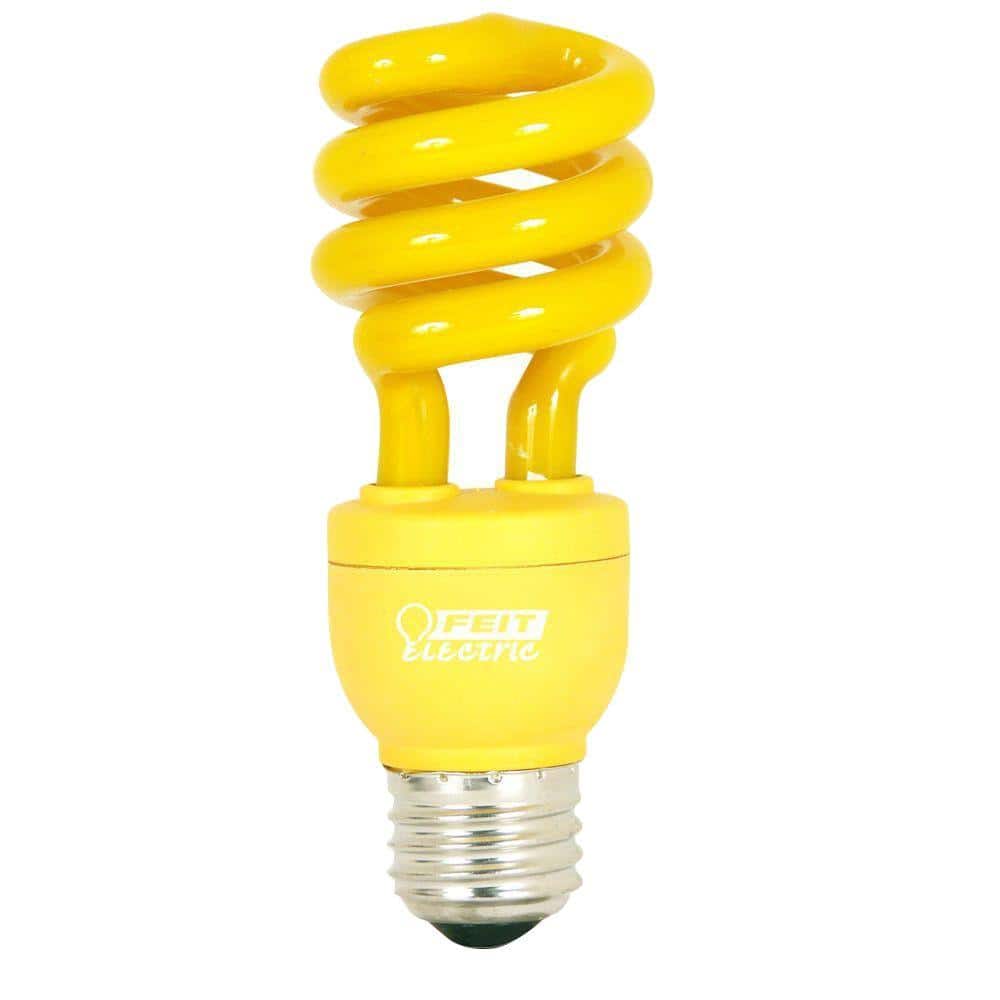 <R> 13w/60 SPRING BUG BULB-YEL8000hr COMPACT FLUORESCENT
