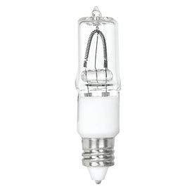 75w S/E CL HAL BULB-T4 120v   HAL E11 BASE SGL END CLEAR