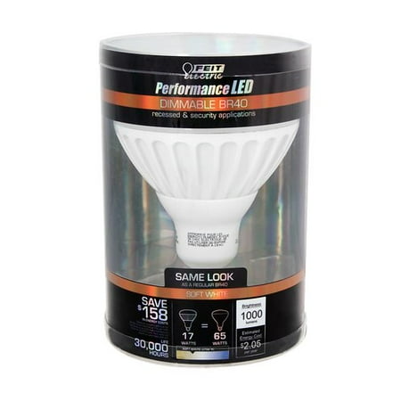 <R> 15w/75 LED BR40 DIM FL REF75wEQUIV/2700K/1050LUM/DIMABLE