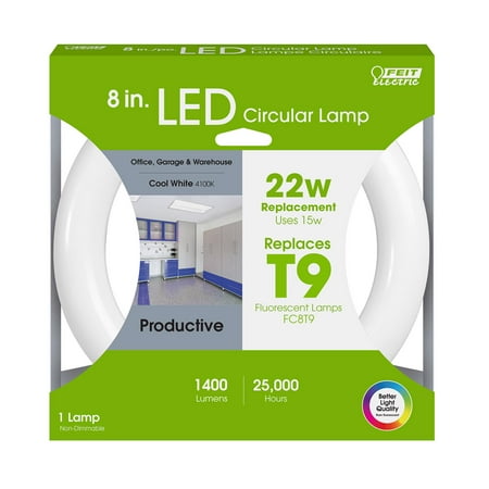 15w 8"T9 LED CIRCULAR BULB    COOL WHITE 15w 4100K