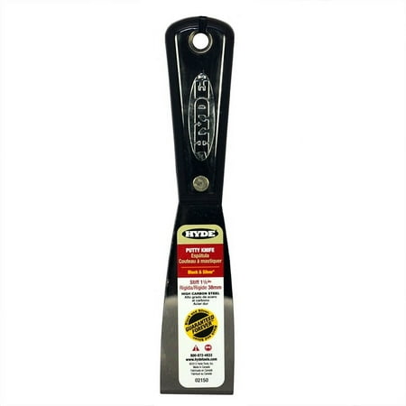 1 1/2"B&S STIFF PUTTY KNIFE   BLACK SILVER