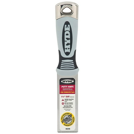 1 1/4"CHISEL PUTTY KNIFE S/S  STAINLESS STEEL
