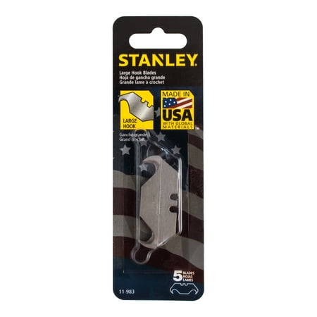 LARGE HOOK BLADES 5-PACK      STANLEY
