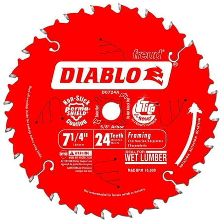 7-1/4" X 24 TEETH FRAMING     SAW BLADE FOR WOOD