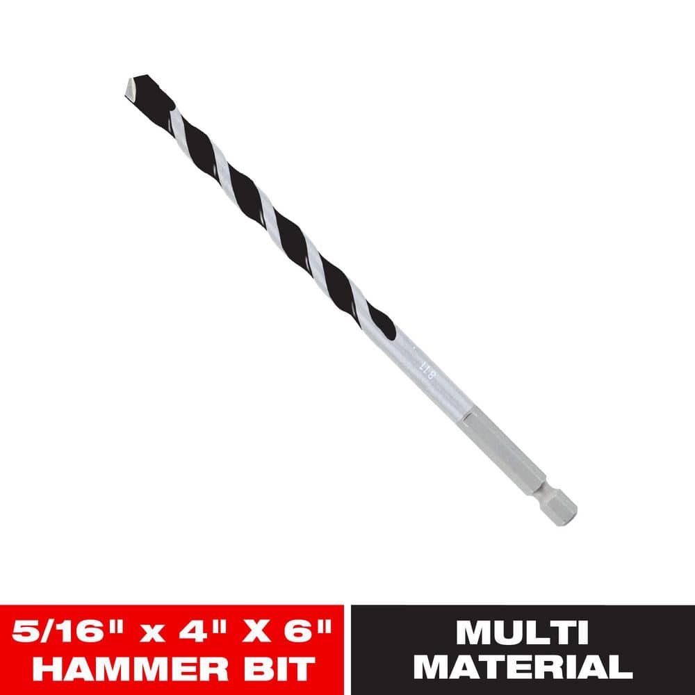 5/16" MULTIMATERIAL DRILL BIT CARBIDE 5/16"X4"X6"
