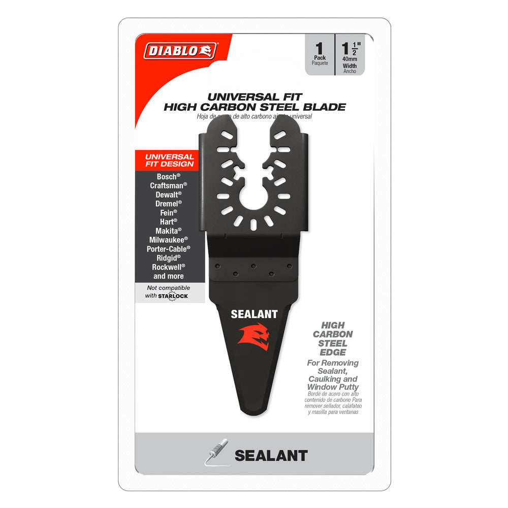 1-1/2" UNIVERSAL FIT HIGH     CARBON STEEL OSCILLATING BLADE