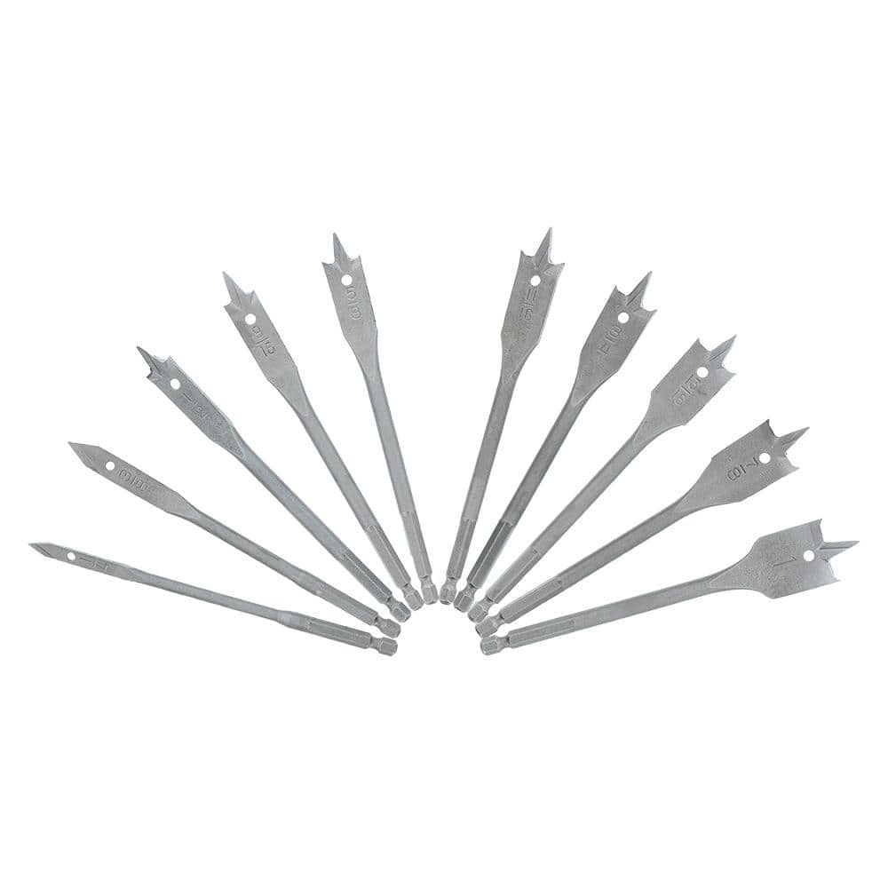 10PC SPADE BIT SET AVANTI PRO