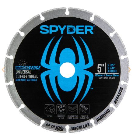 5" DIAMOND CUTOFF WHEEL       100X LONGER LIFE