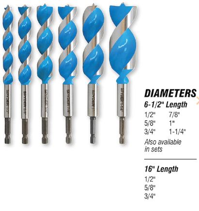 6PC STINGER POWERBIT SET