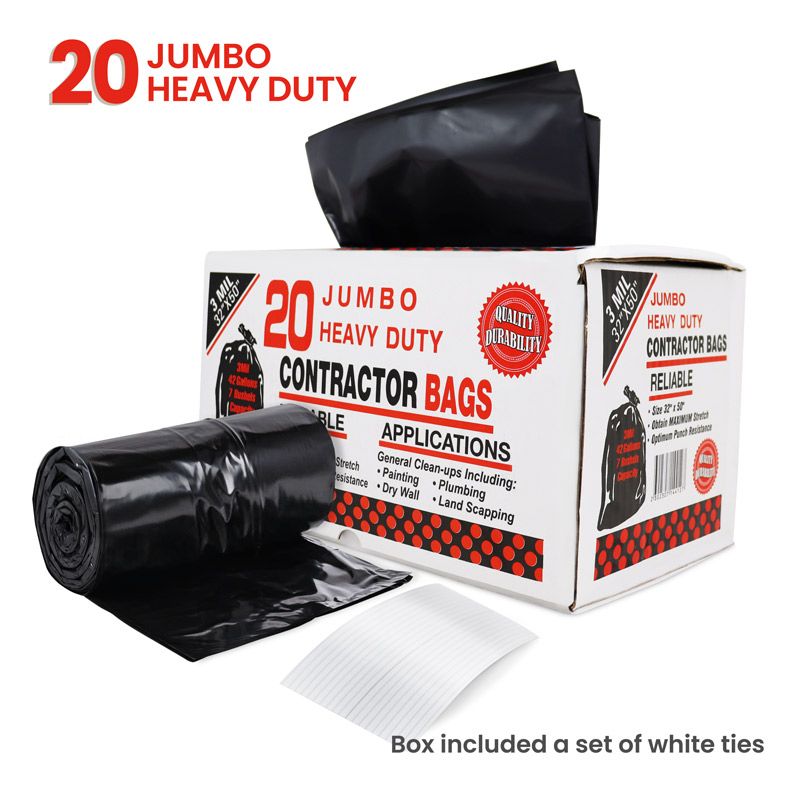 <R> 20ct.TRASH BAG CONTRACTOR 42GAL.