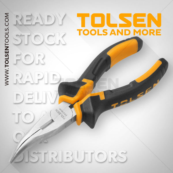 <N> 6"BENT NOSE PLIER         DROP FORGED W/GRIP