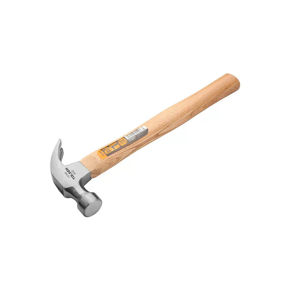 16-OZ. CLAW HAMMER            WITH WOODEN HANDLE