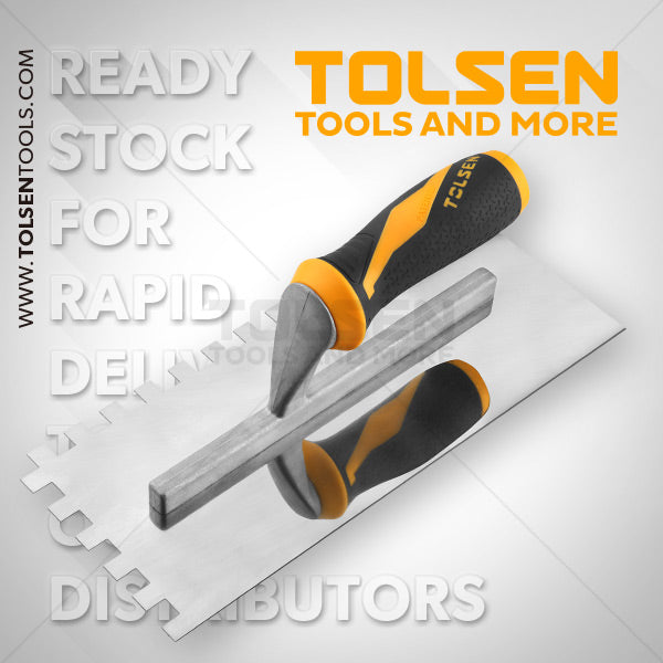 <C> PLASTERING TROWEL 11"x4.75PLASTIC HDL.
