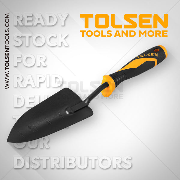 GARDEN TROWEL 6"x3-1/4"       PLASTIC HDL