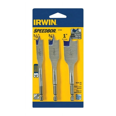 SPEED BIT SET 3PC             1/2-3/4-1"