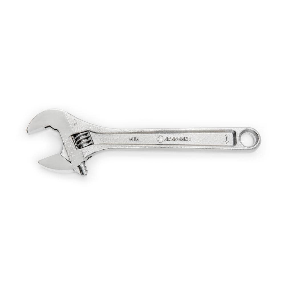 ADJ WRENCH CROME 8"