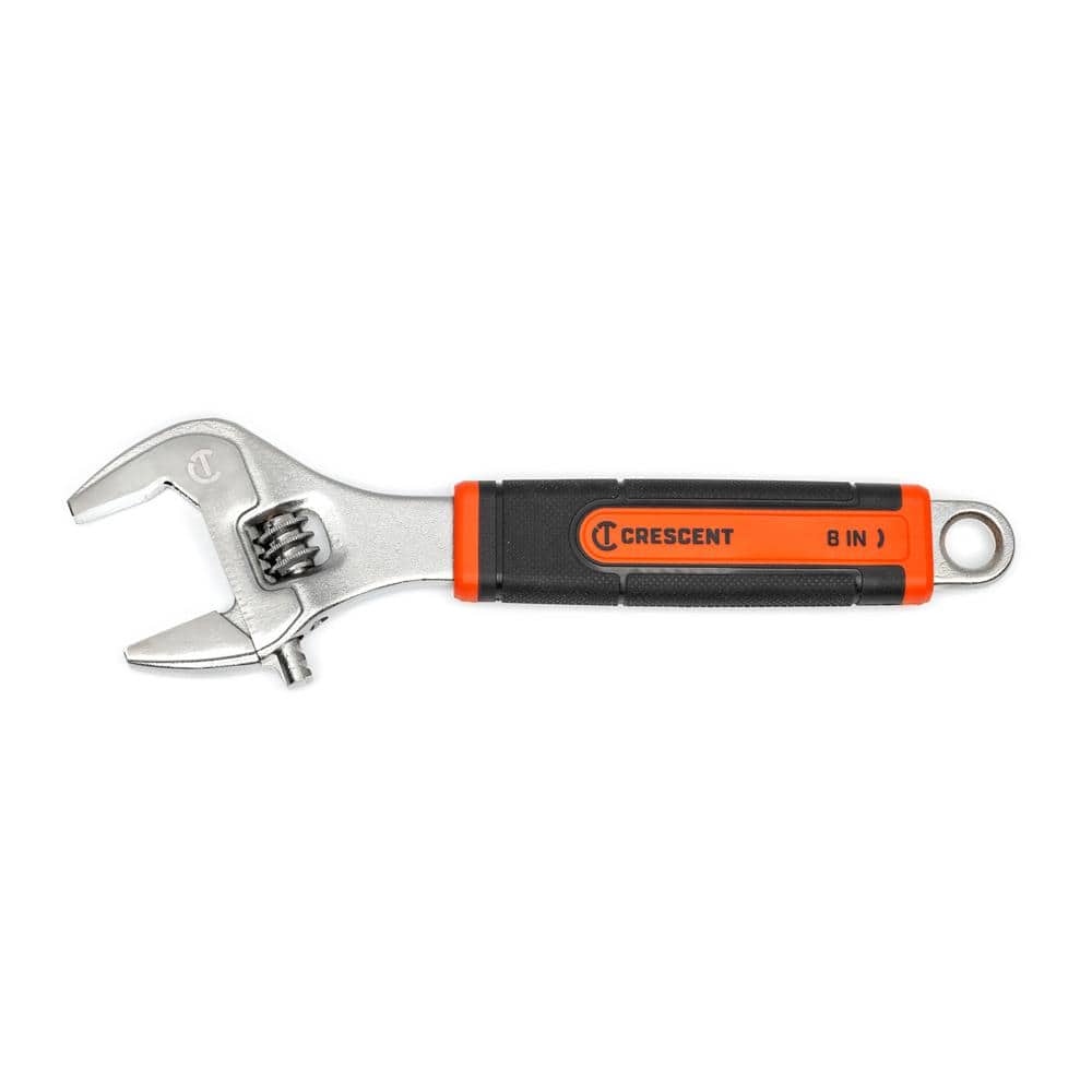 8" ADJ. WRENCH WITG QUICK FIT JAWS
