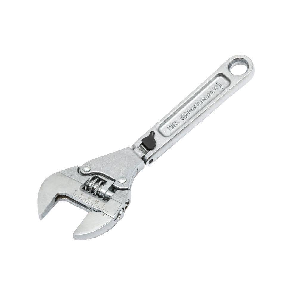 8"ADJ.RATCHETING FLEX WRENCH  PIVOTING HEAD 180