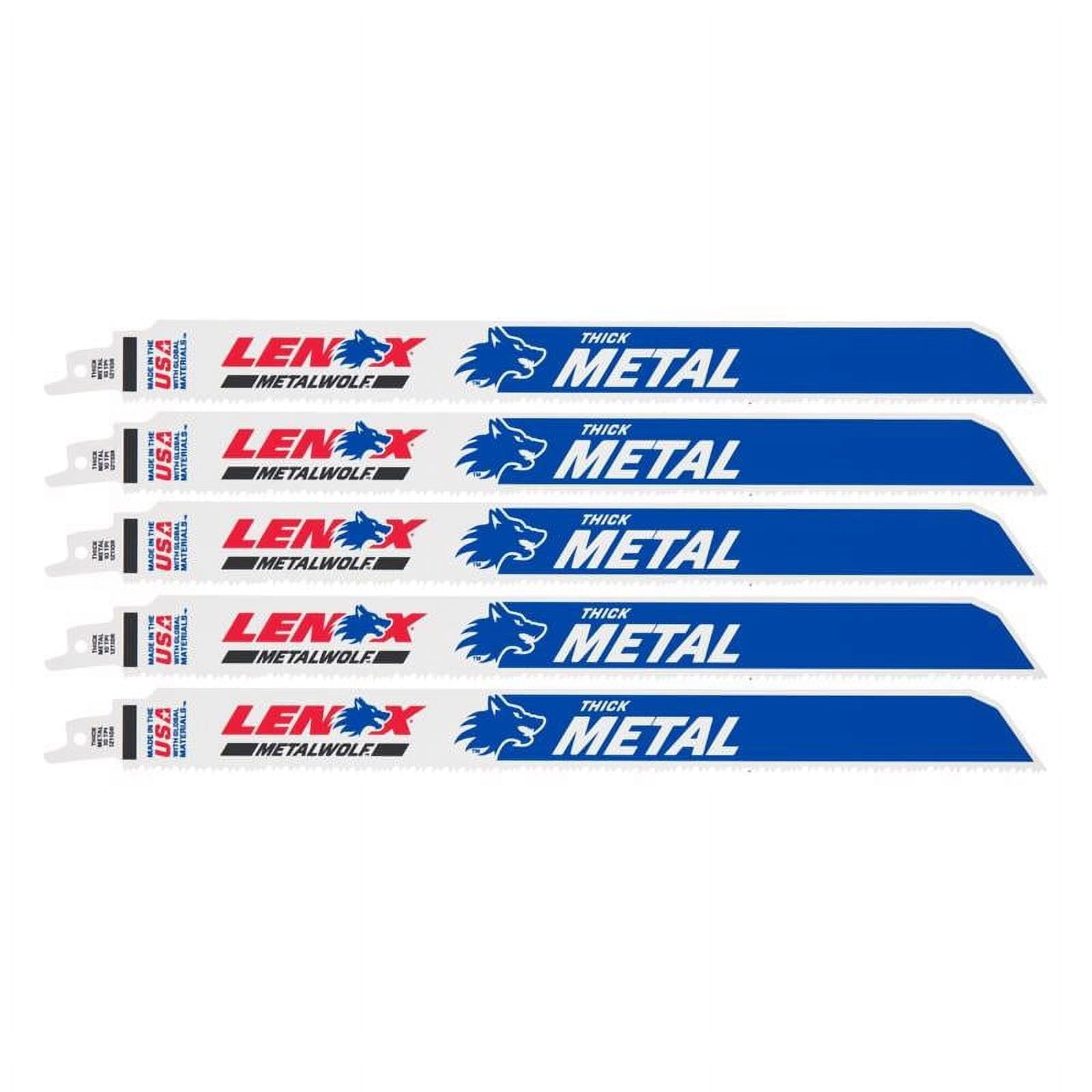12"X1"X.042 10T LAZER         5 PK RECIP BLADES