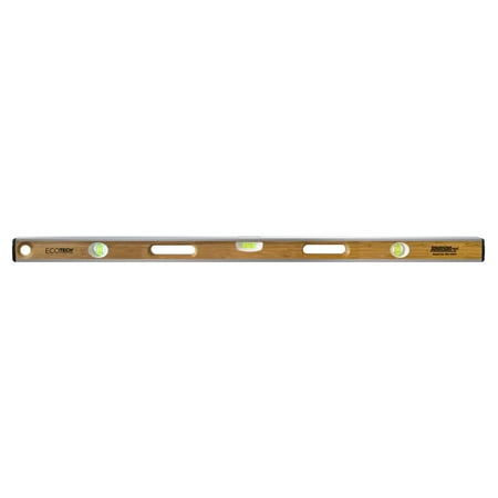 48"BAMBOO LEVEL W/BLOCK VIALS ECO-TECH