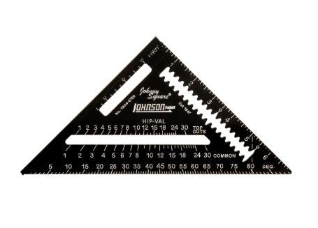7"PRO.ALUM.LASER ETCHED SQ.   RAFTER SQUARE EAST READ