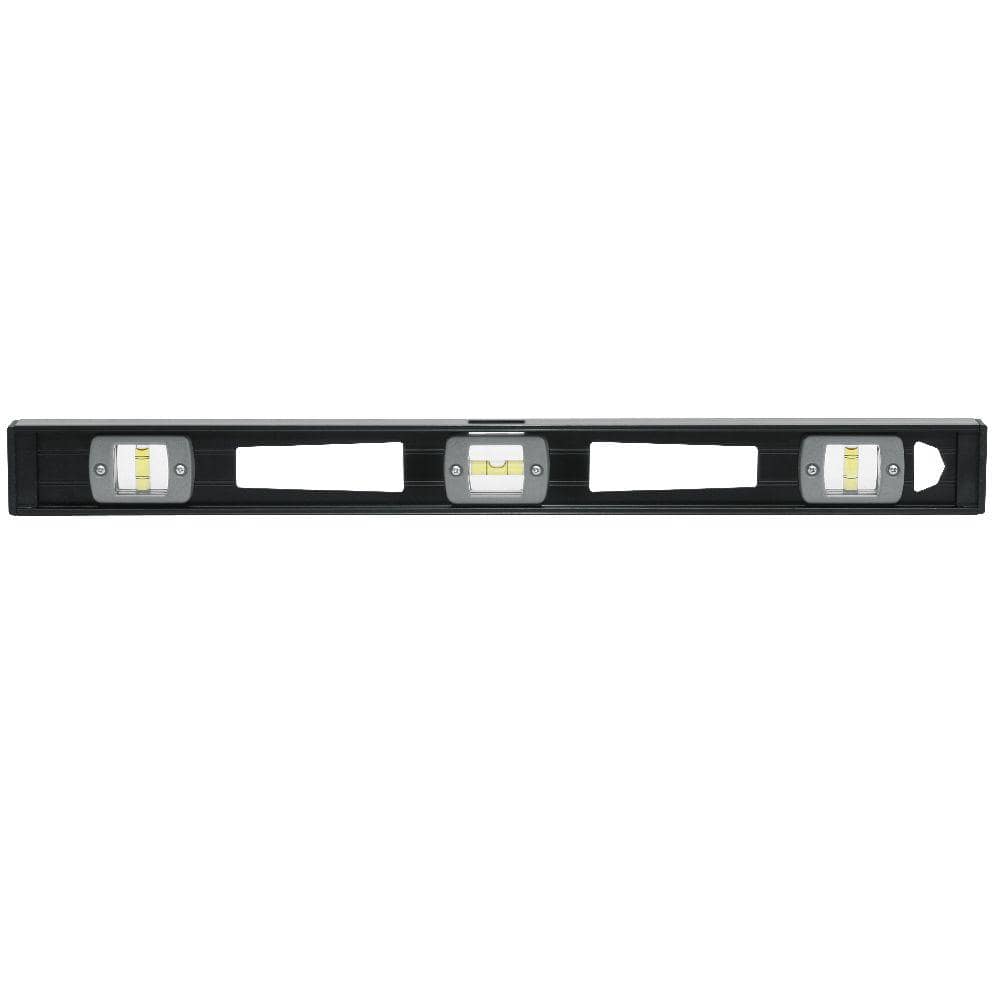 24-INCH MAGNETIC TOP-READING ALUMINUM LEVEL - 3 VIAL