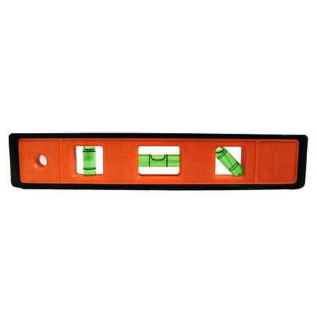 9"POLY CAST TORP LEVEL        ORANGE CARDED